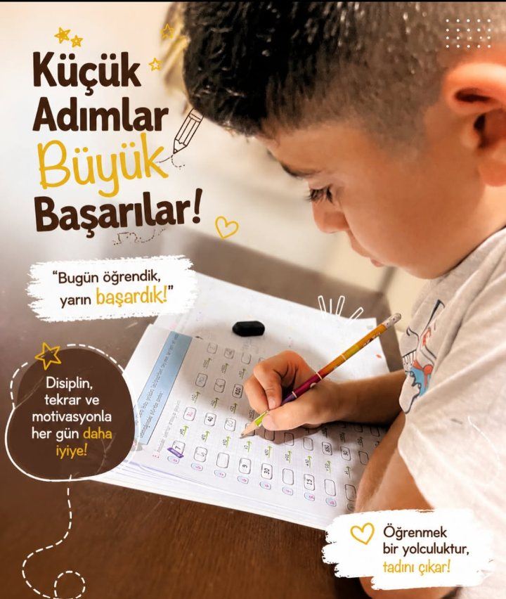 Küçük adımlar, büyük başarılar - Zelal Filiz ile ders çalışan öğrenci
